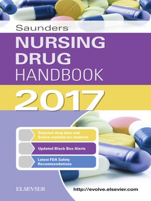 cover image of Saunders Nursing Drug Handbook 2017--E-Book